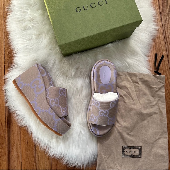 Gucci GG Platform Wedges - Picture 6 of 6